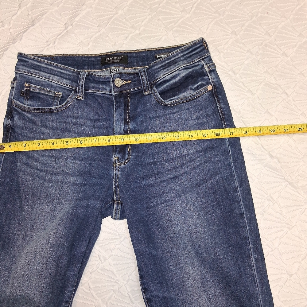 Judy Blue Los Angeles Size 5/27  Dark Wash Skinny Jeans - Picture 12 of 16